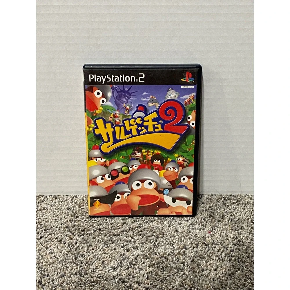 Video Game Japanese NTSC-J Ape Escape 2 Sony PS2 Black One Size Good